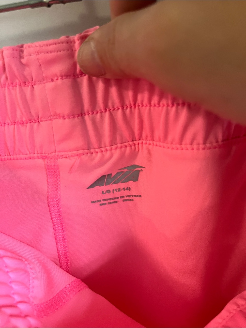 Avia Bubblegum Pink Women’s Athletic Shorts - Picture 4 of 5